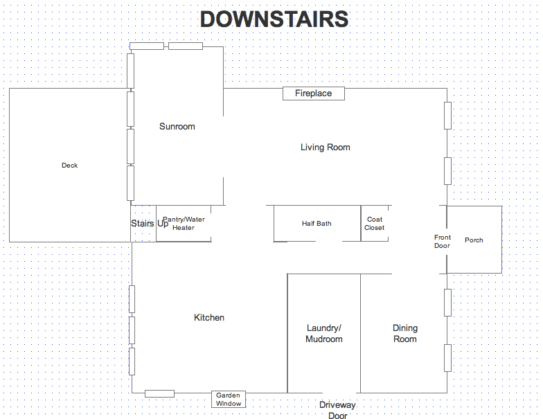 Downstairs Blueprint